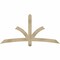 Ekena Millwork Davenport Rough Sawn Timber Gable Bracket, Douglas Fir, 72"W x 36"H x 4"D x 4"F, 12/12 Pitch GBW072X36X0404DAV00RDF - alternate 1